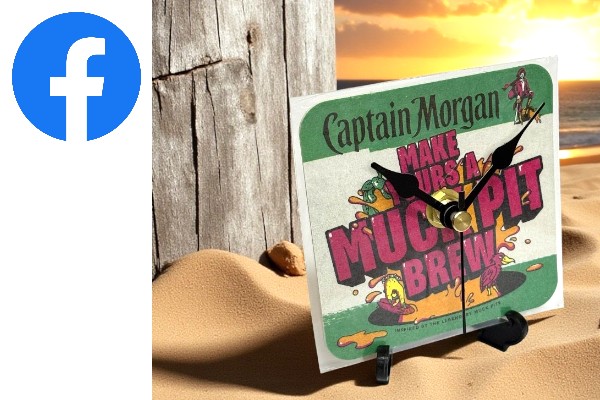 Beer Mat Clocks - Wine & Spirits