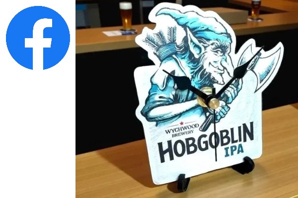 Beer Mat Clocks - Ale & Bitter 