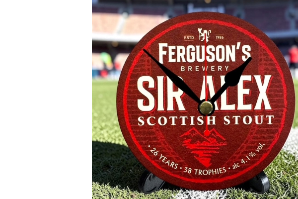 Beer Mat Clocks - Football