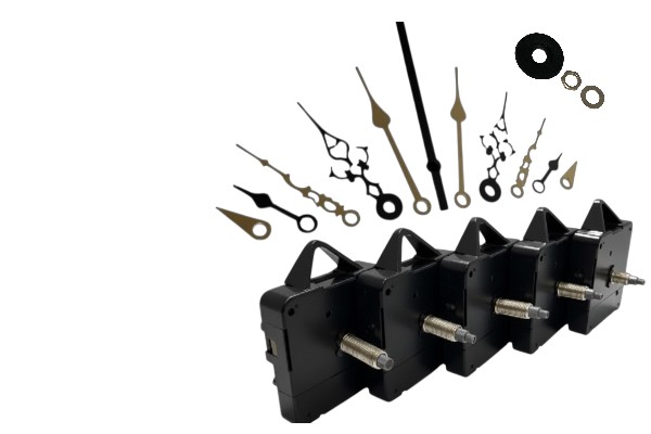 ***** 5 Pack Clock Movements With Hands