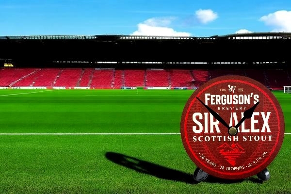 Football Beer Mat Clocks 