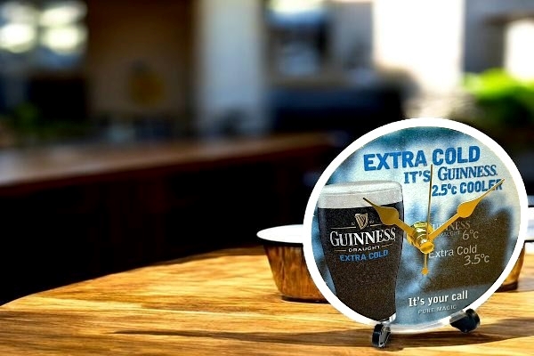 Guinness Beer Mat Clocks