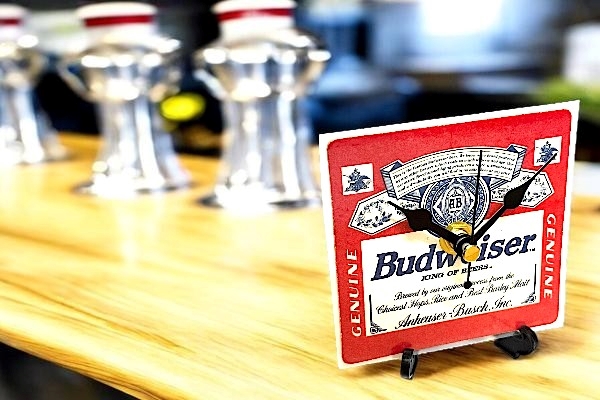 Lager Beer Mat Clocks 