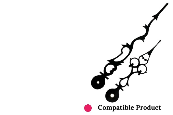Japanese High Torque Clock Hands 3.1mm & 5mm Hand Holes