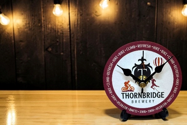 Brewery Beer Mat Clocks