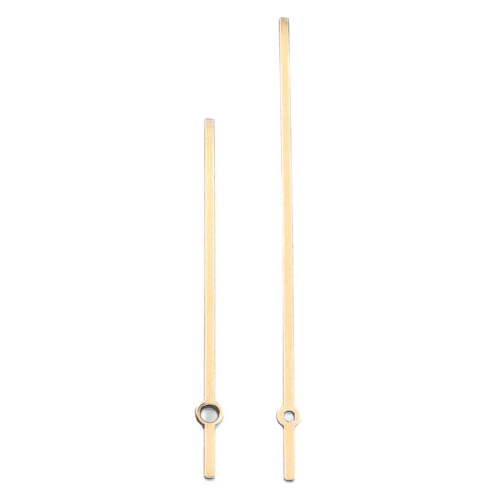 New Replacement Quartz UTS Hermle Kienzle Junghans Euroshaft Metal Clock Hands - 140mm Gold