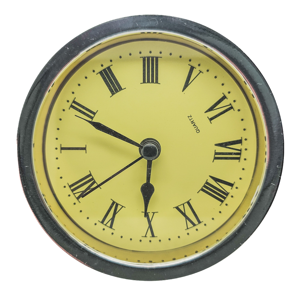 103mm New Quartz Replacement Round Silver (B) Bezel Clock Insert Roman - Suitable for a clock holes  91-93m