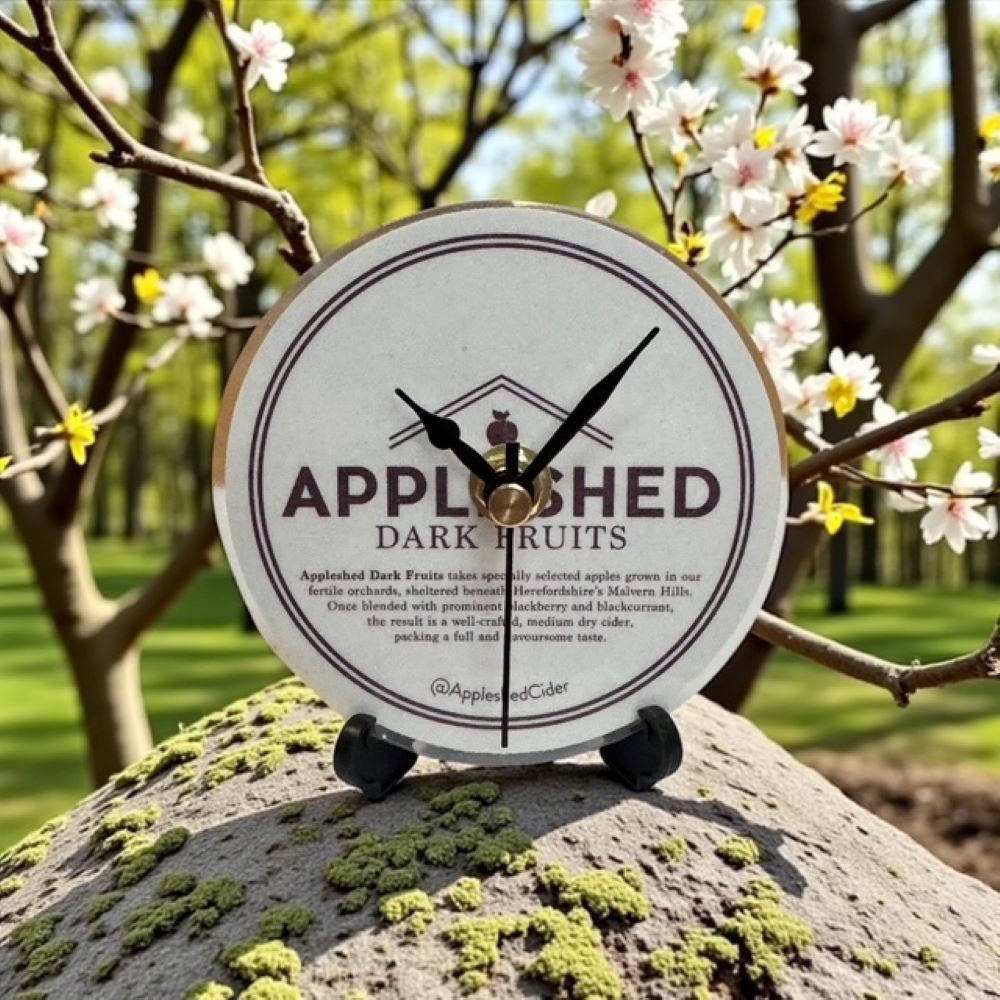 Dans Clock Shop Novelty Beer Mat Clocks With Display Stand – Appleshed