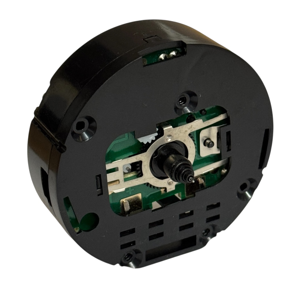 Replacement German Round NEF Quartz Alarm Carriage Clock Movement 9.8mm Shaft