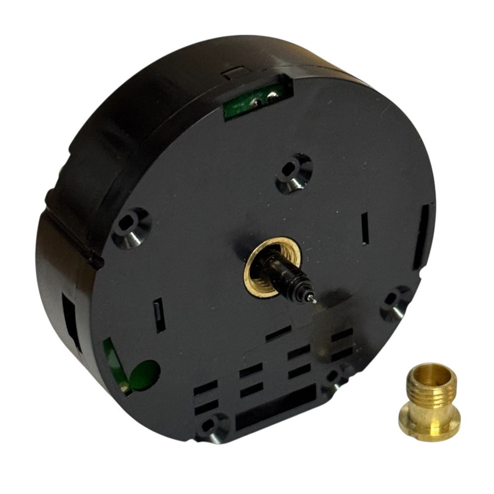 Replacement German Round Quartz Carriage Clock Movement Mechanism 9.8mm Shaft
