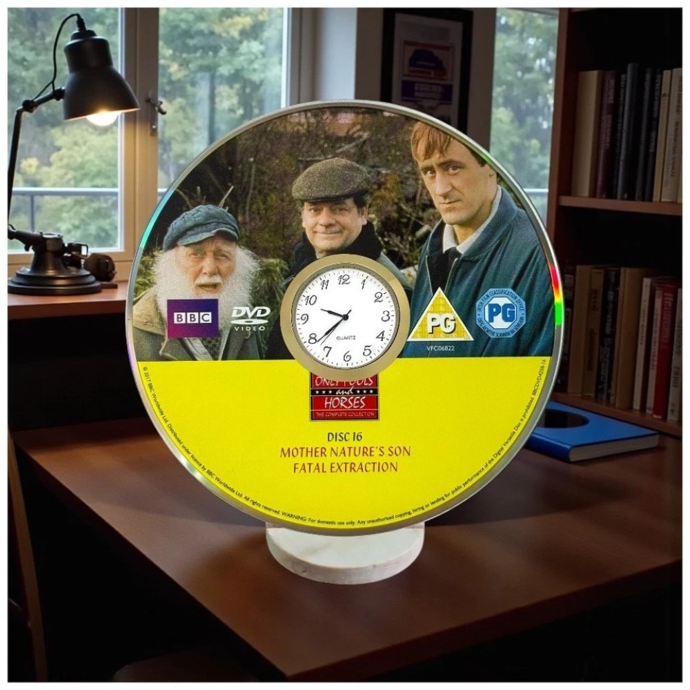 Only Fools And Horses Novelty Desktop DVD Clock With Fixed Gold Insert - Image 13