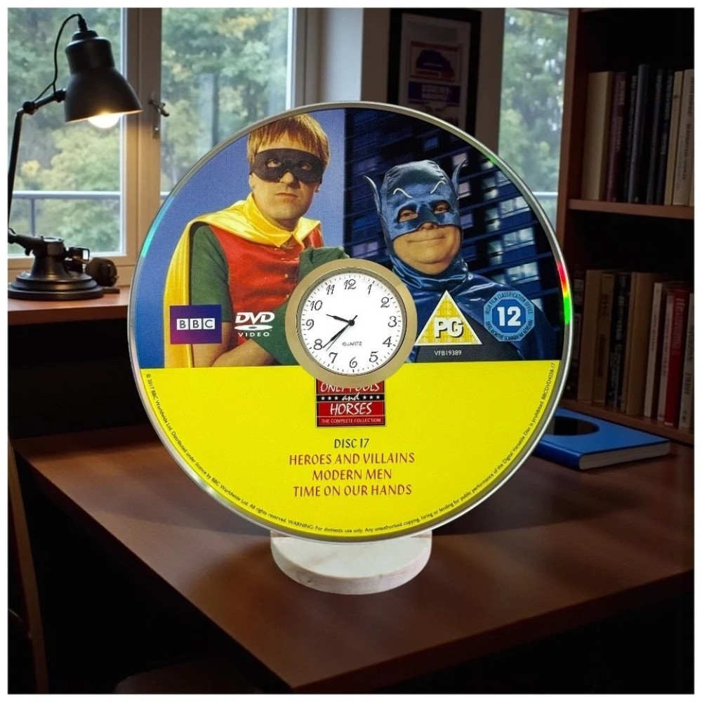 Only Fools And Horses Novelty Desktop DVD Clock With Fixed Gold Insert - Image 14