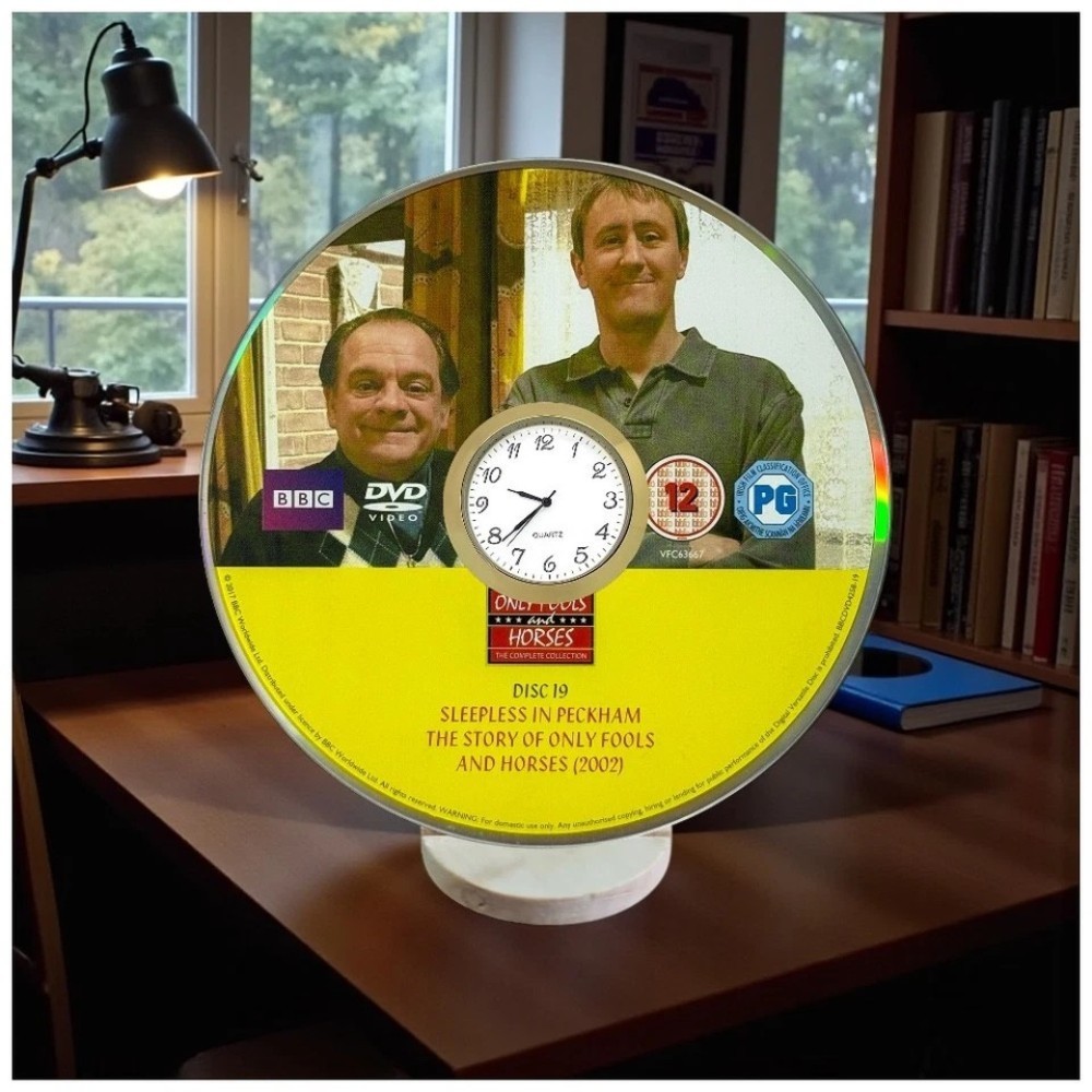Only Fools And Horses Novelty Desktop DVD Clock With Fixed Gold Insert - Image 16
