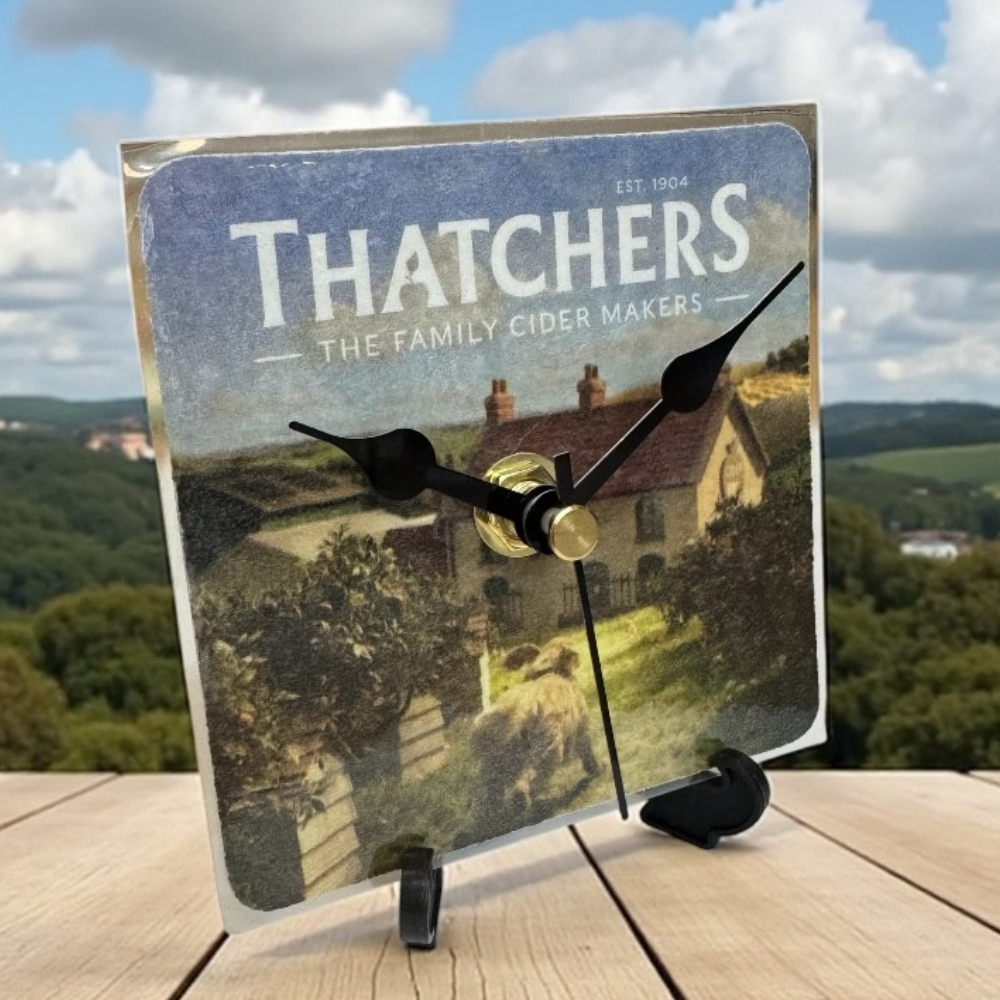 Novelty Beer Mat Clocks With Display Stand – Thatchers The Family Cider Makers
