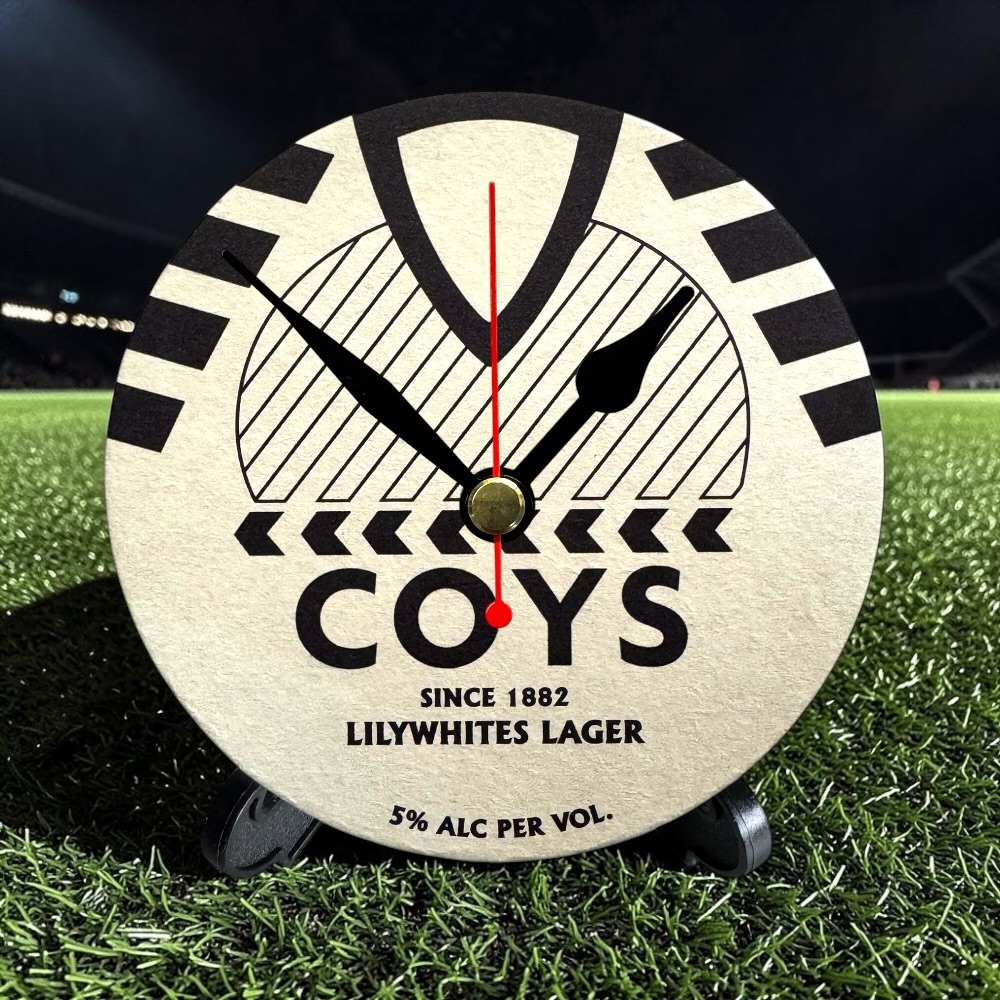 Tottenham Hotspur Novelty Upcycled Beer Mat Clocks With Display Stand – COYS