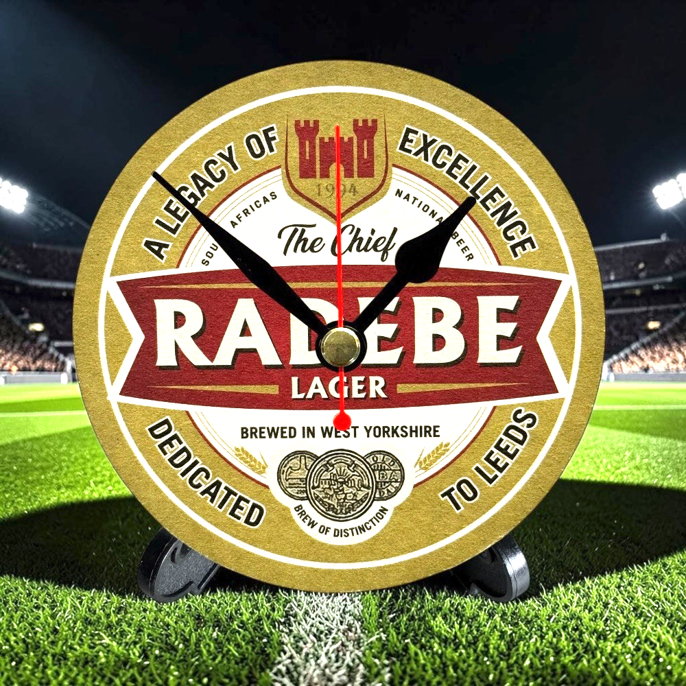 Leeds Novelty Upcycled Beer Mat Clocks With Display Stand – Radebe