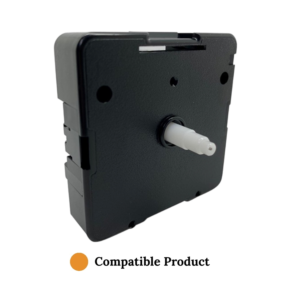 New Replacement UTS Quartz German Plastic Shaft Movement Mechanism Motor (16mm Shaft - Clock Faces 4-6mm Thick)