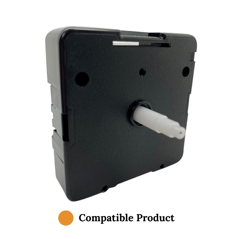 New Replacement UTS Quartz German Plastic Shaft Movement Mechanism Motor (21mm Shaft - Clock Faces 8-12mm Thick)