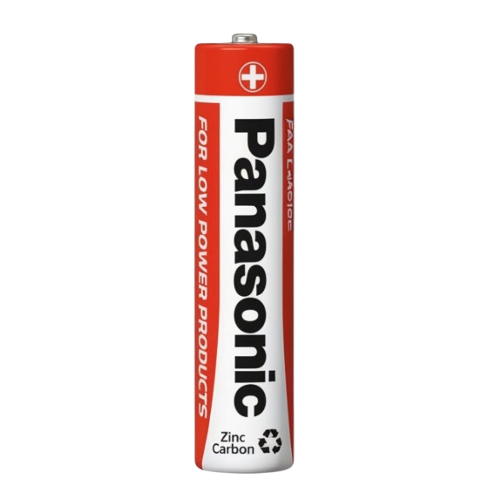 AAA Panasonic Zinc Carbon Batteries LR03 1.5V MN2400 Longest Expiry