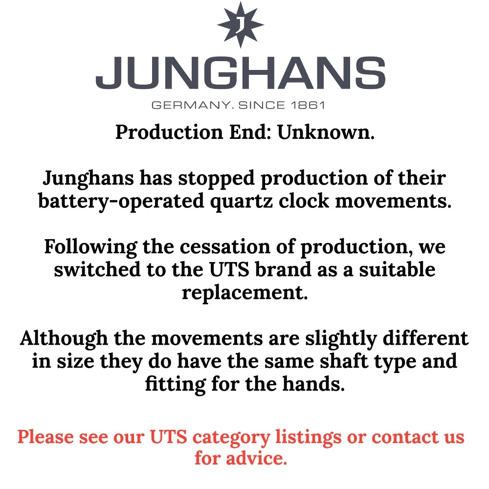 ** Junghans Clock Movement Information **