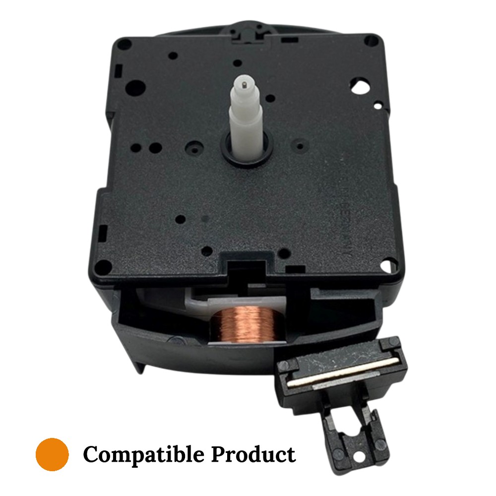 UTS German Standard Quartz UTS Plastic Shaft Pendulum Clock Mechanism - 20mm Shaft