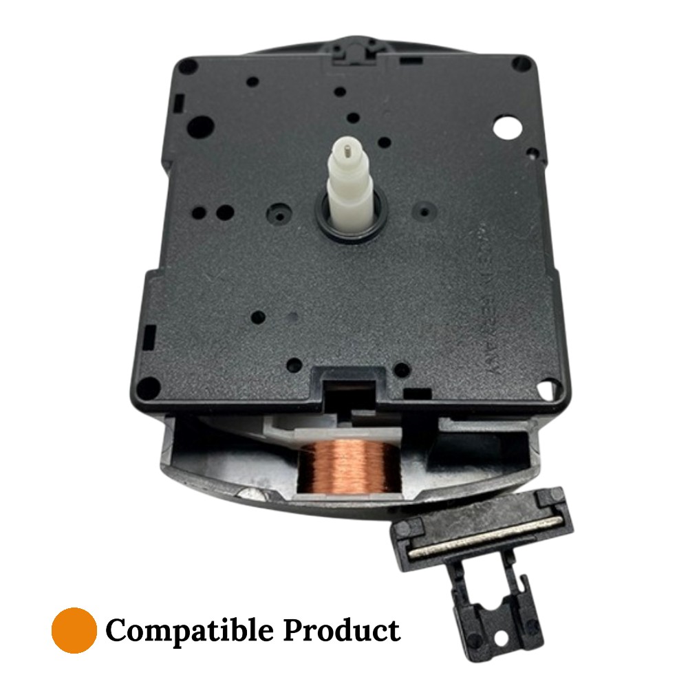 UTS German Standard Quartz UTS Plastic Shaft Pendulum Clock Mechanism - 16mm Shaft