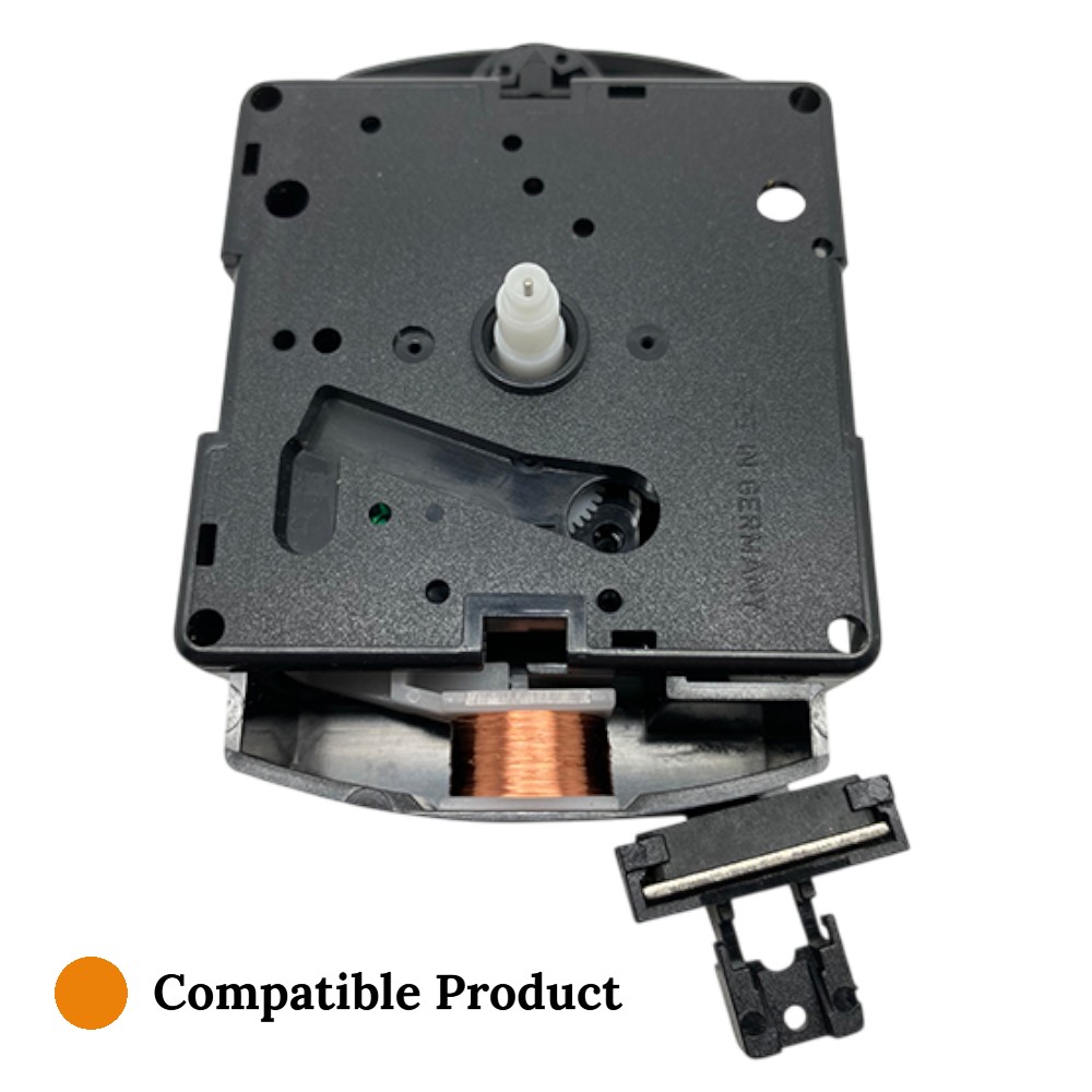 UTS German Standard Quartz UTS Plastic Shaft Pendulum Clock Mechanism - 11mm Shaft
