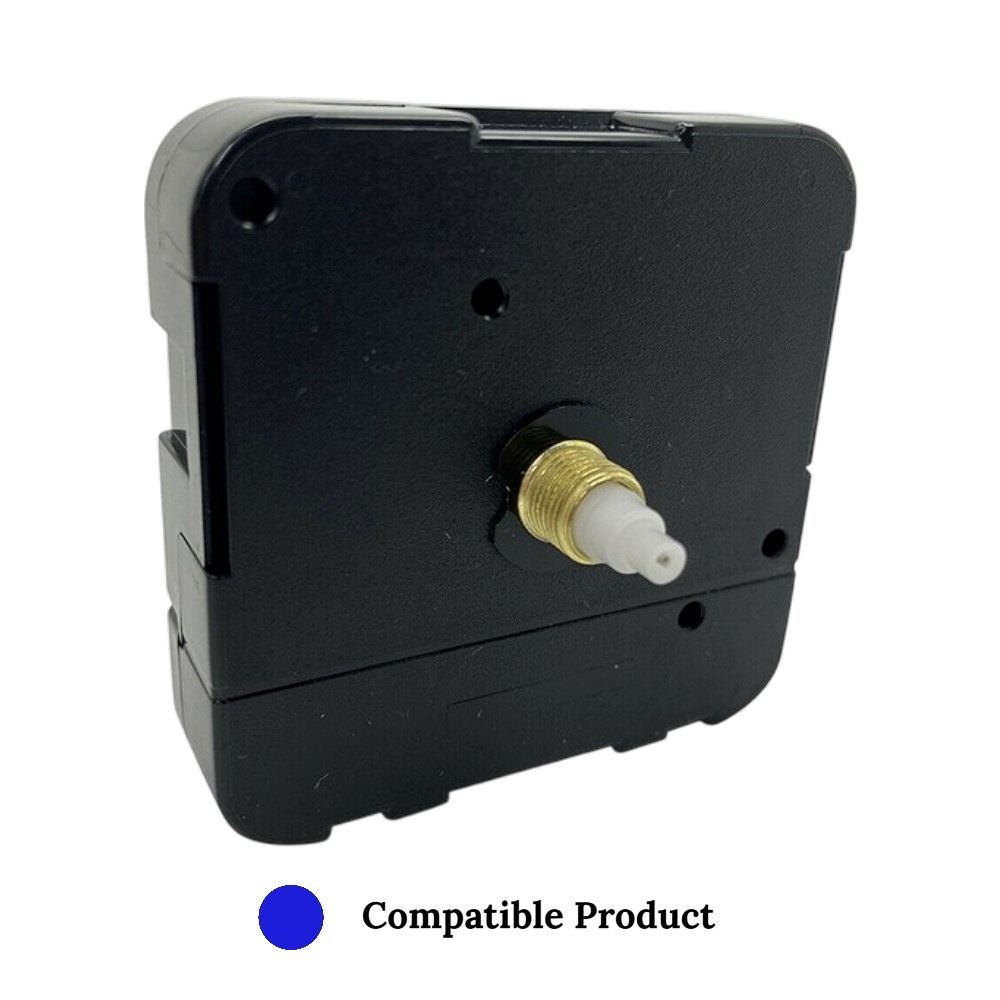 High Torque Quartz Japanese Press Fit Clock Mechanism - Short 6.7mm Thread