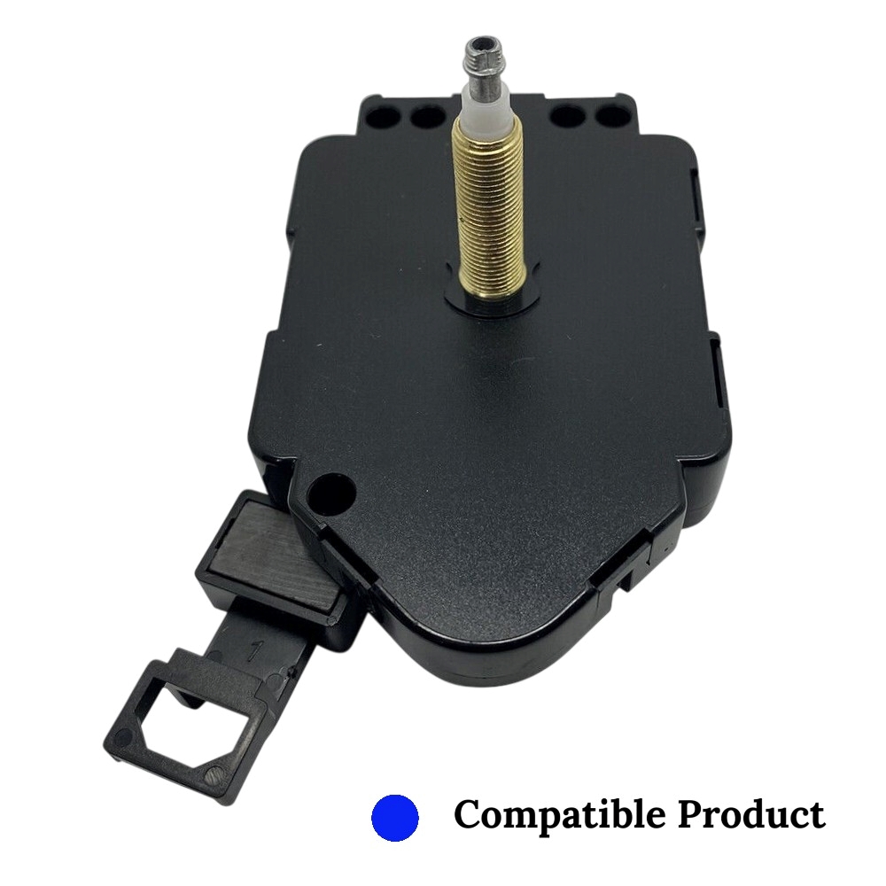 High Torque Screw-Fit Pendulum Clock Mechanism To Drive Extra-Long Hands - 24mm Thread