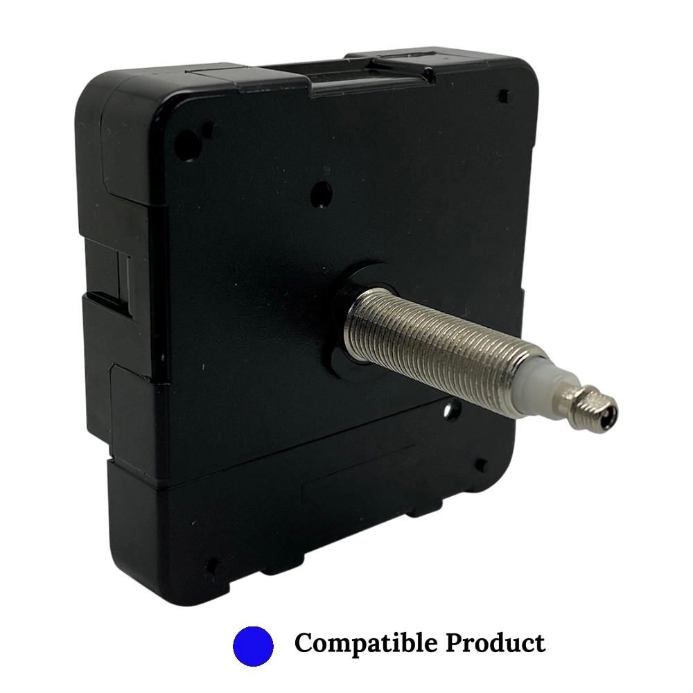 High Torque Screw-Fit Clock Mechanism To Drive Extra-Long Hands - 24mm Thread