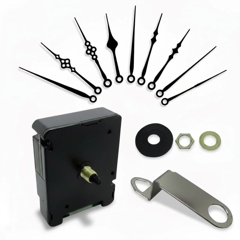 Radio Controlled Silent Quartz Clock Movement Mechanism With Metal Hands – Sheng Bang HD-1668