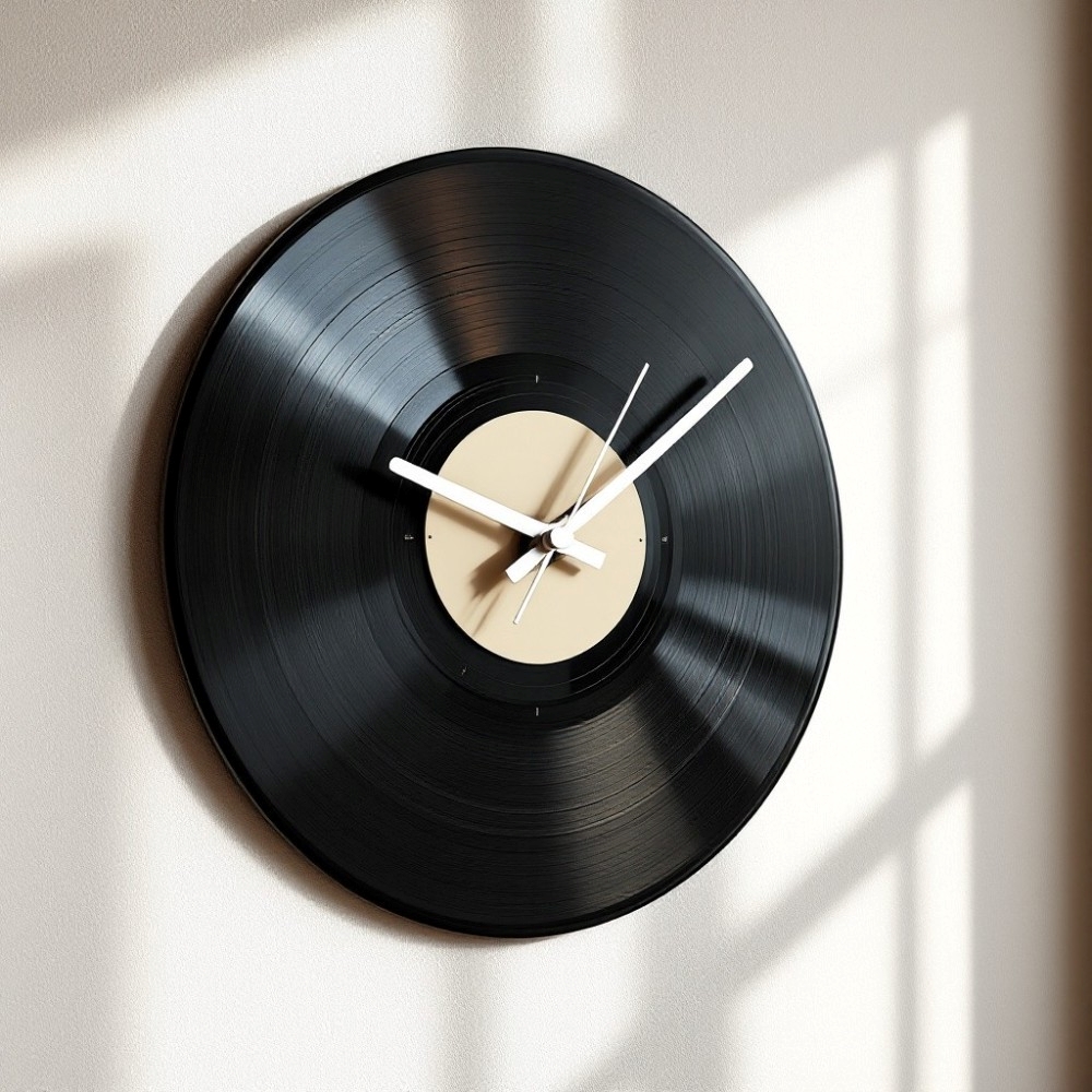 7-Inch Vinyl Record Clock-Making Kit Including Mechanism With Hands – Easily Convert Your Old Records To Clocks