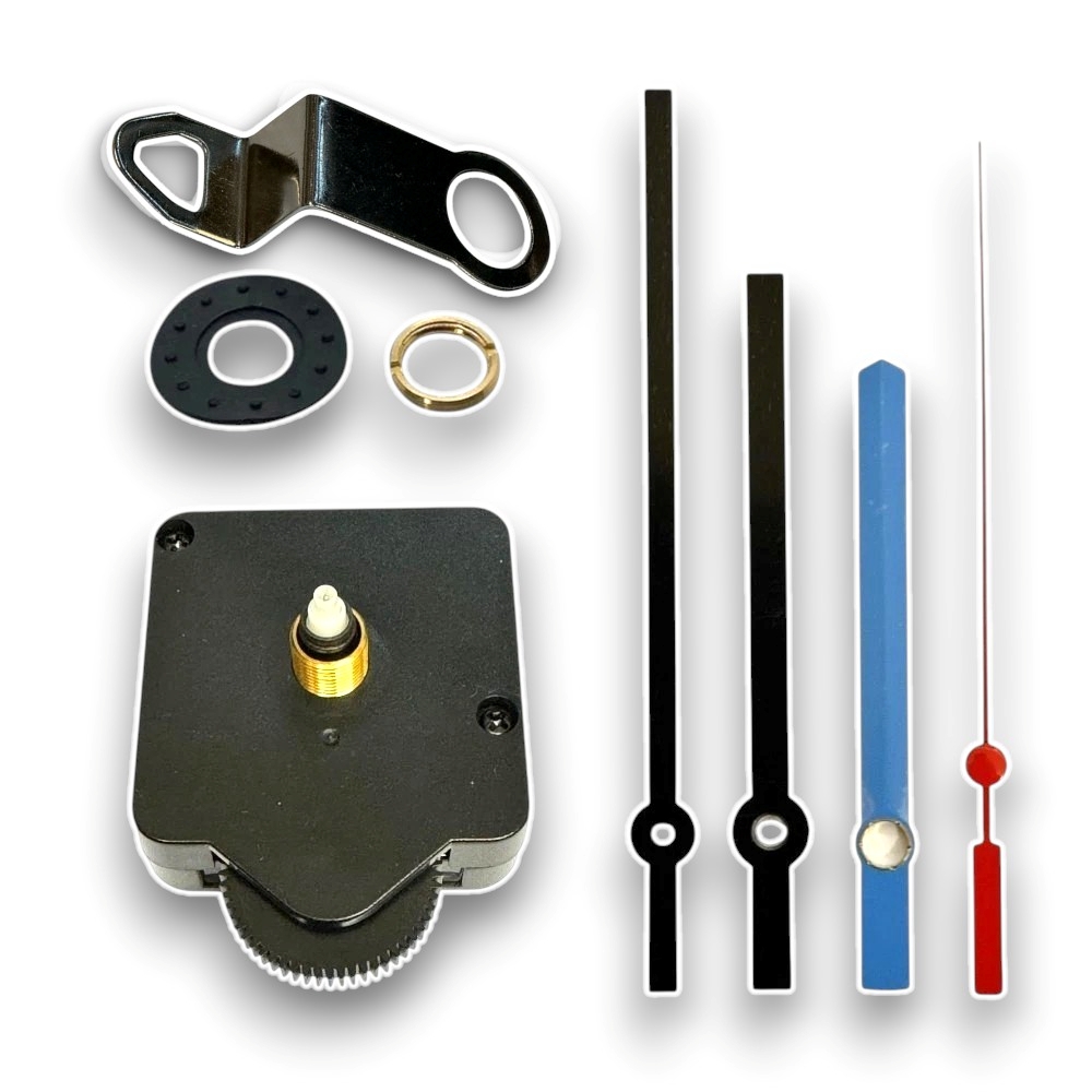 Tide And Time Ticking Quartz Clock Movement Mechanism With Metal Hands