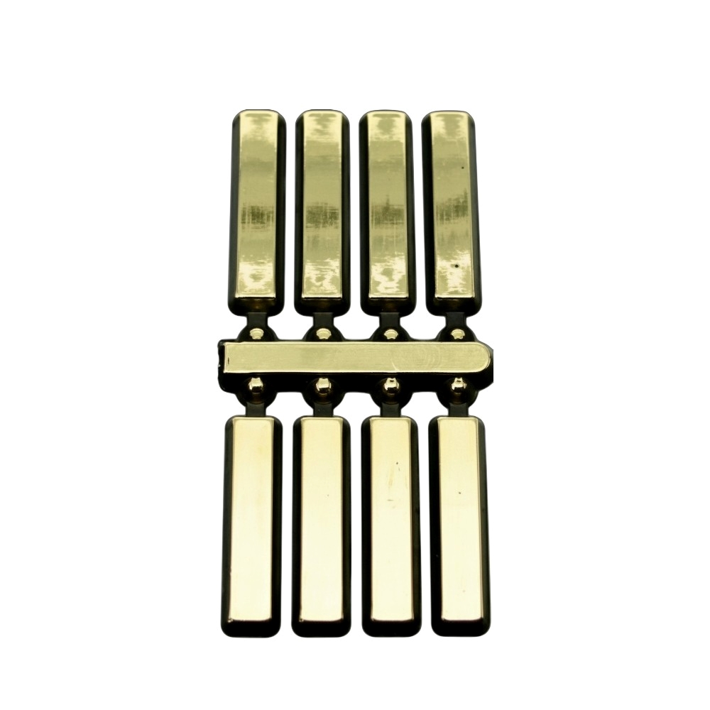 Gold Plastic Self Adhesive Dashes