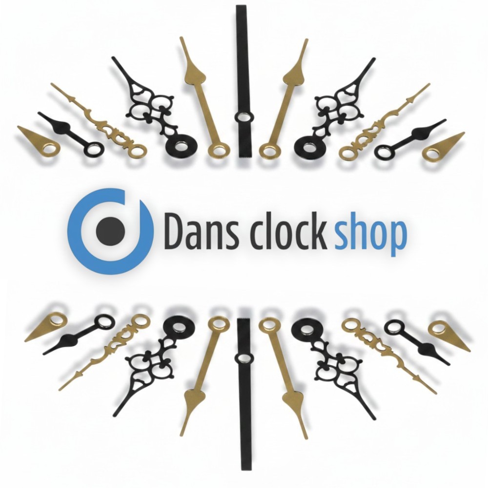 24 Hour Japanese Shaft Hands For Quartz Clock Mechanism Hand Hole Sizes 5.0 mm & 3.1 mm
