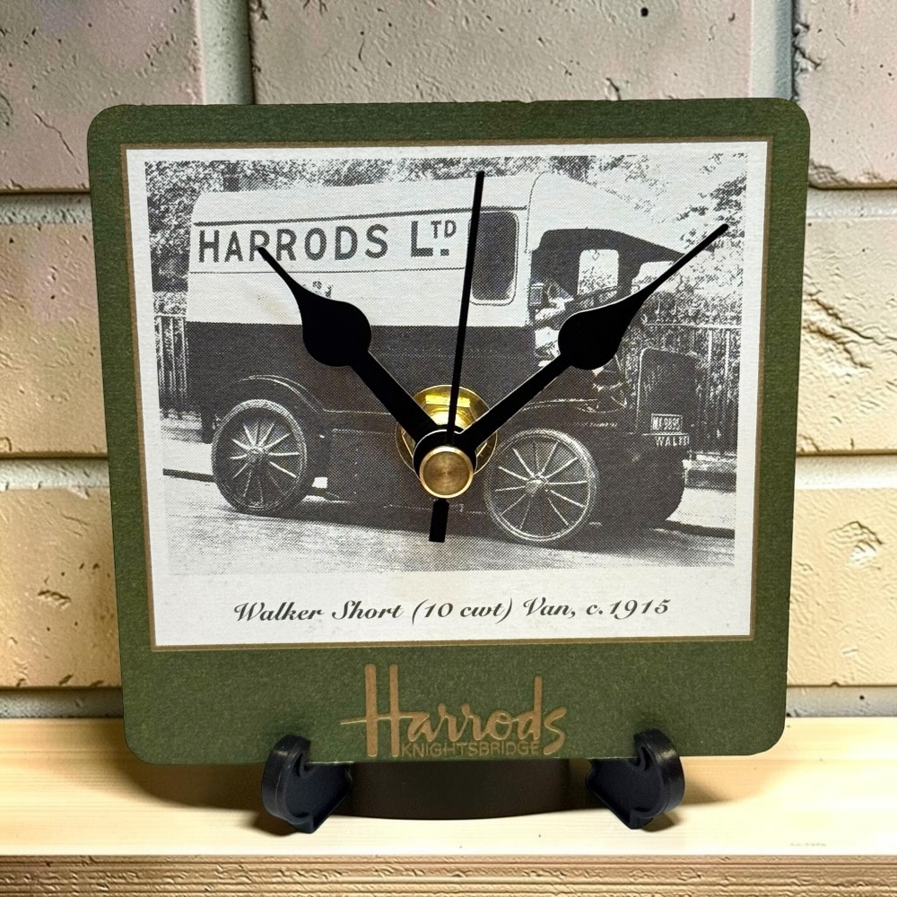 Harrods (Design 3) Novelty Beer Mat Clocks With Display Stand