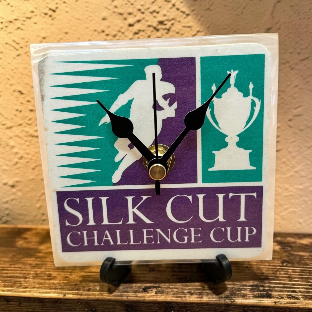 Silk Cut Novelty Beer Mat Clocks With Display Stand