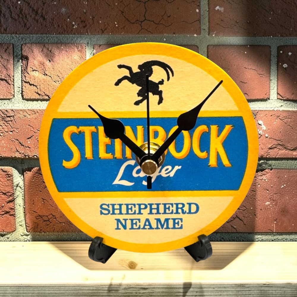 Novelty Beer Mat Clocks With Display Stand – Steinbock
