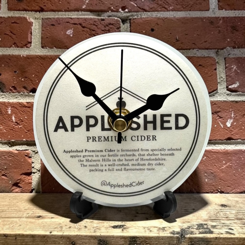 Novelty Beer Mat Clocks With Display Stand – Appleshed