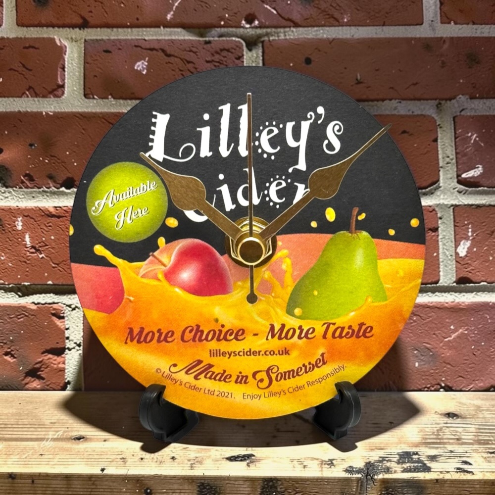 Novelty Beer Mat Clocks With Display Stand – Lilley's Cider