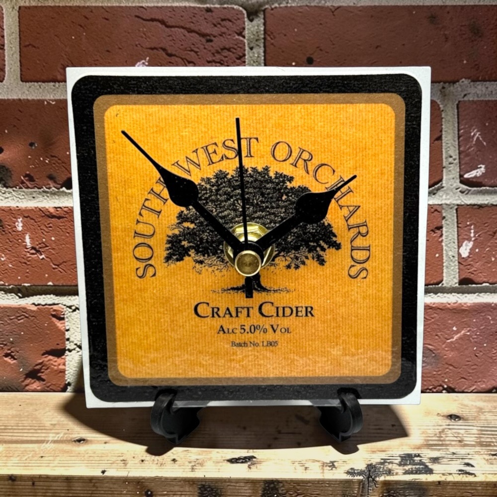 Novelty Beer Mat Clocks With Display Stand – South West Orchards