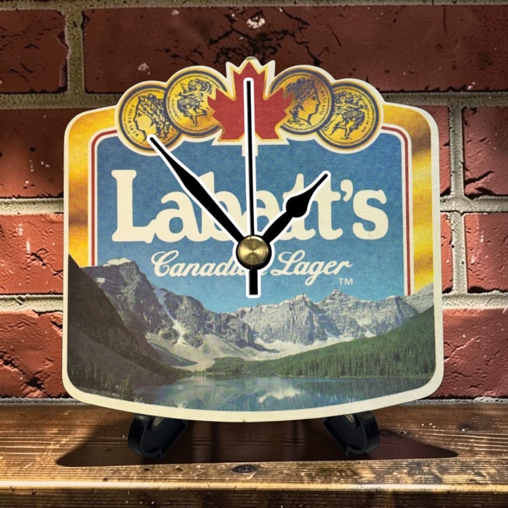 Novelty Beer Mat Clocks With Display Stand – Labatt's