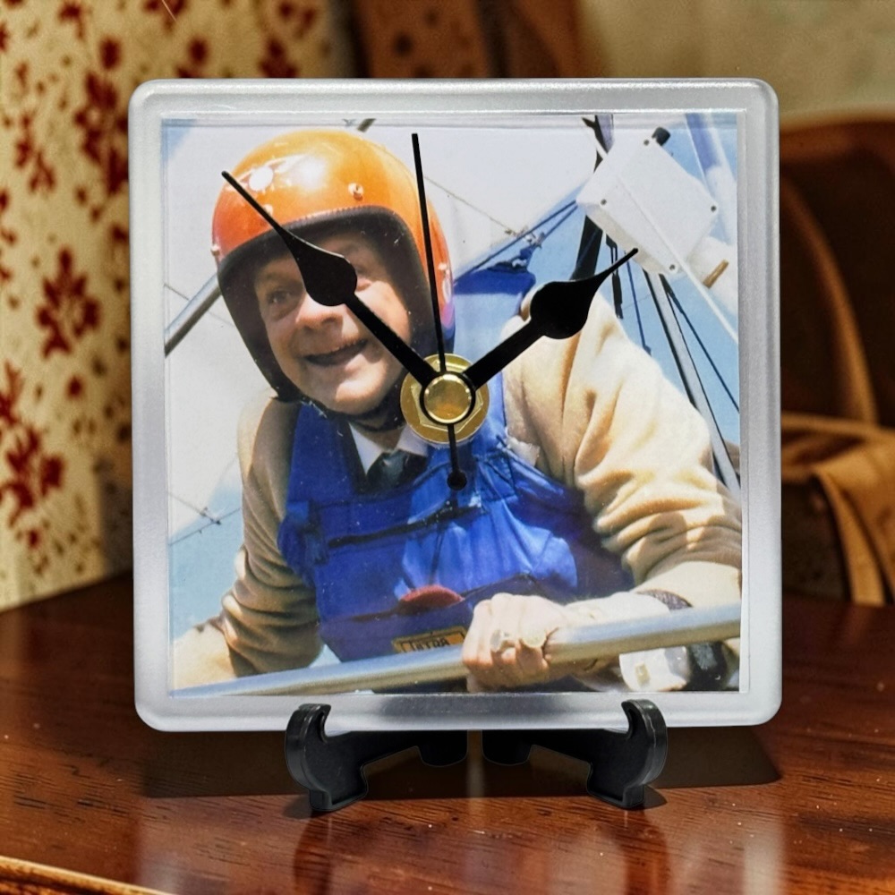 Only Fools and Horses Square Handmade Desk Clock Trotters Memorabilia Image 7