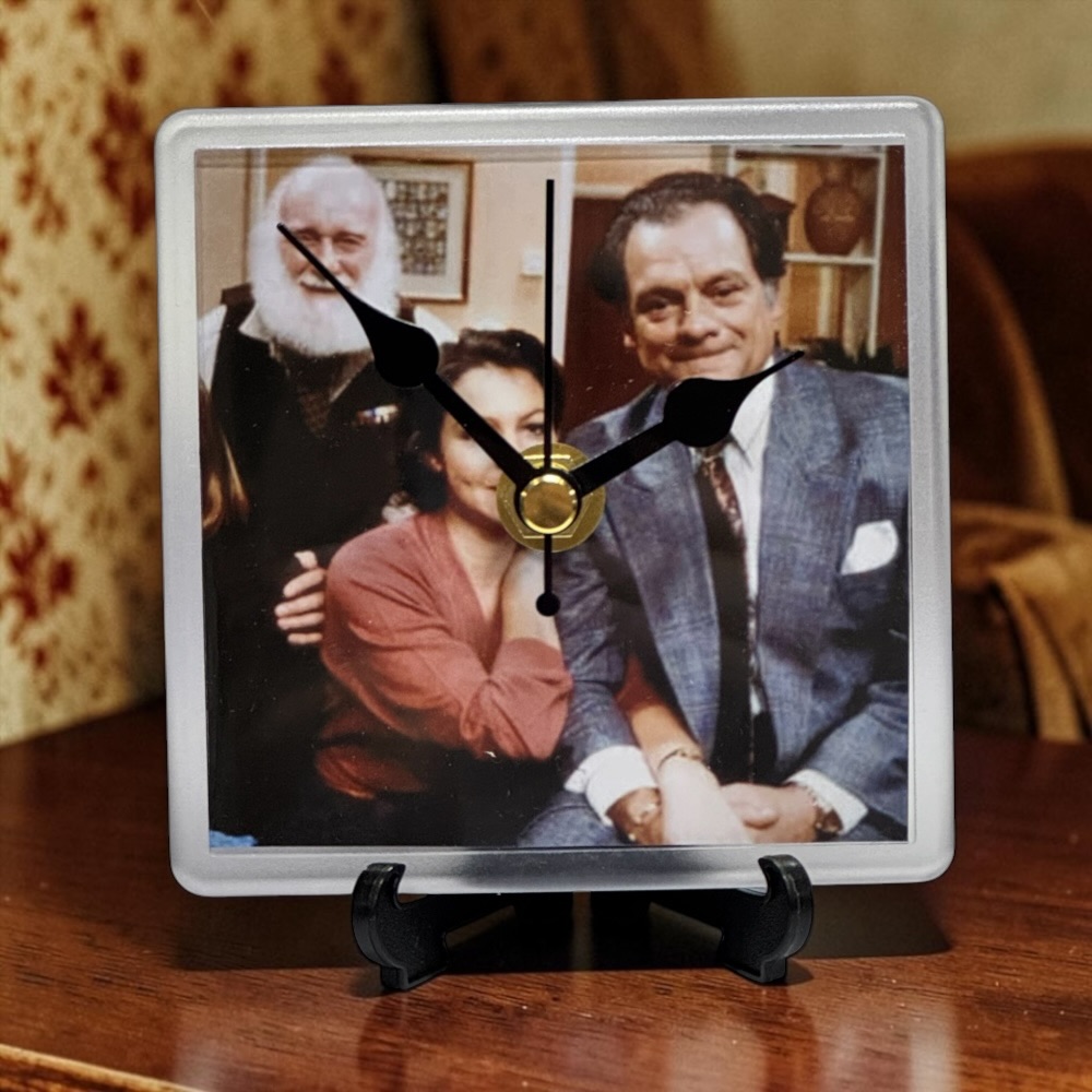 Only Fools and Horses Square Handmade Desk Clock Trotters Memorabilia Image 9