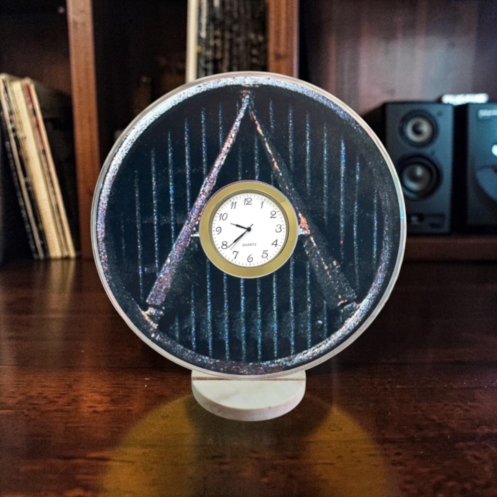 Prodigy CD Desk Clock Upcycled Music Fan Gift Man Cave Home Bar