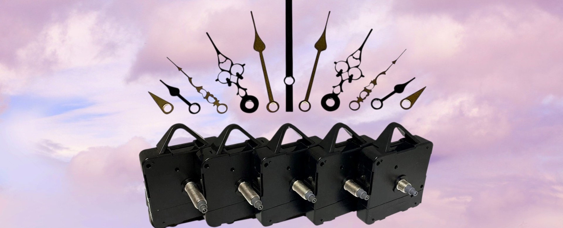 Replacement Clock Kits With Metal Or Plastic Hands