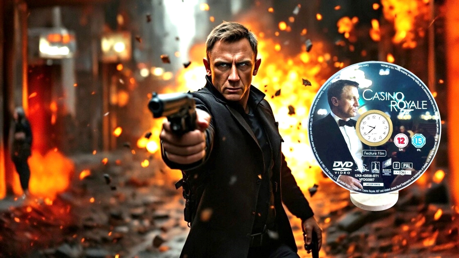 James Bond DVD Clocks